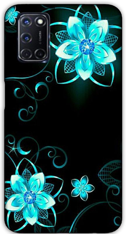 itrusto Back Cover for OPPO A52, OPPO A52 Shining Flowers Back Cover  (Multicolor, Hard Case, Pack of: 1)