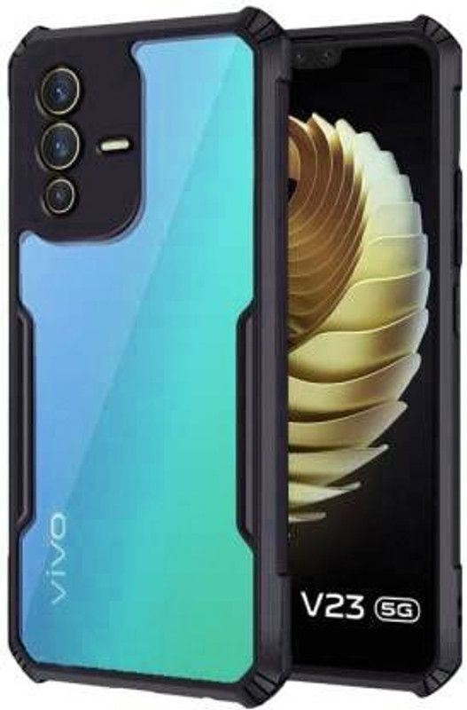 Instyle Back Cover for Vivo V23 5G  (Black, Pack of: 1)