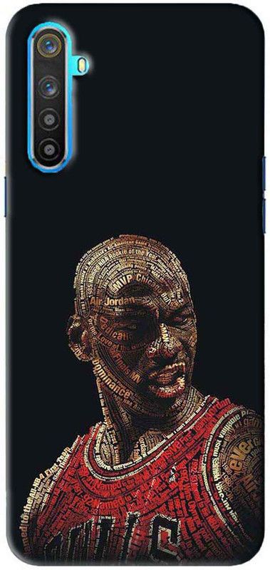 NDCOM Back Cover for Realme 6i Michael Jordan Basket Ball Printed  (Multicolor, Hard Case, Pack of: 1)