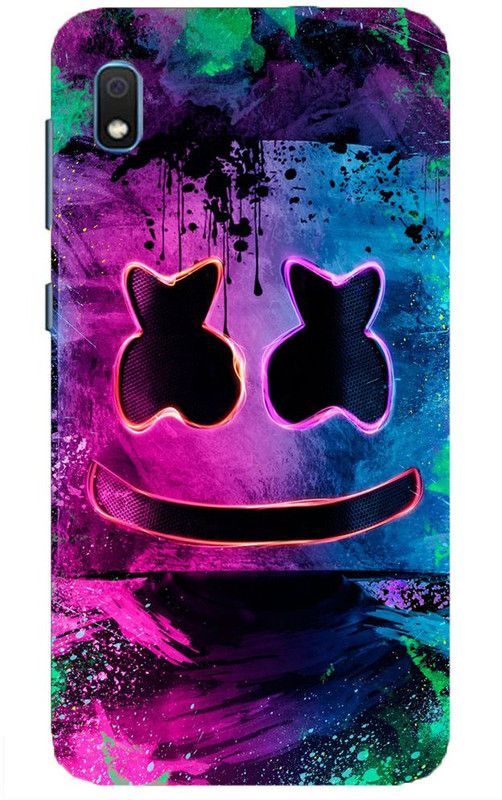 NDCOM Back Cover for Samsung Galaxy A10 Marshmello Printed  (Multicolor, Hard Case, Pack of: 1)