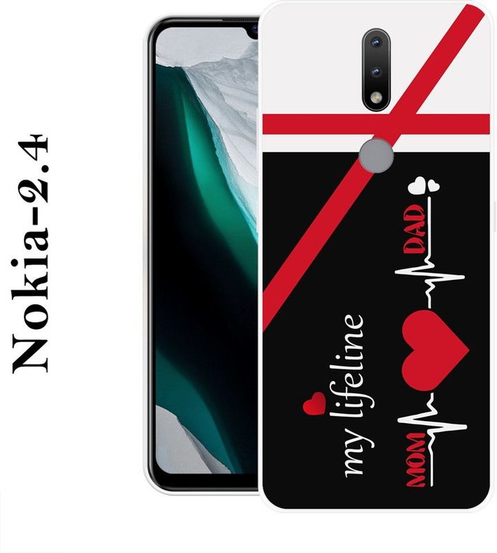 KLC Back Cover for Nokia 2.4  (Multicolor, Silicon)