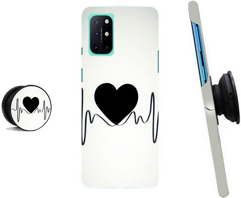 MY SWAG Back Cover for OnePlus 8T  (Black, White)