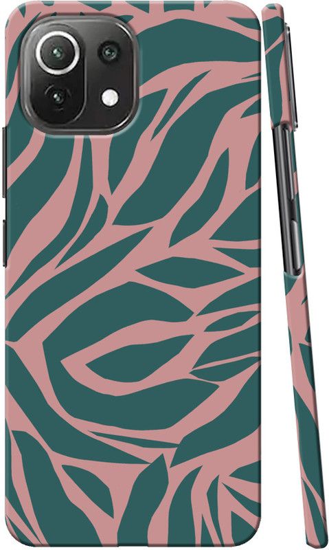 ADITI Designs Back Cover for Xiaomi Mi 11 Lite 5G, Xiaomi 11 Lite NE 5G  (Blue, Pink, Pack of: 1)