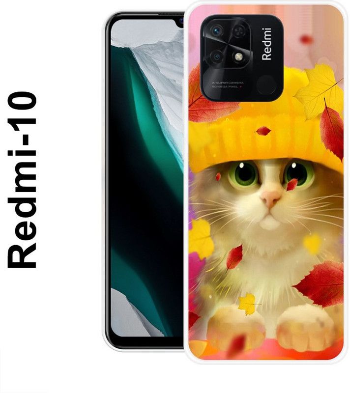 VITARO Back Cover for Redmi 10  (Multicolor, Grip Case, Silicon)