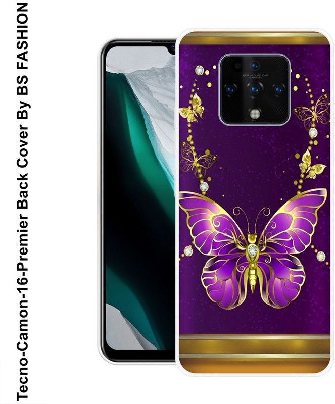 SHYAMSHREE Back Cover for Tecno Camon 16 Premier  (Multicolor, Silicon)
