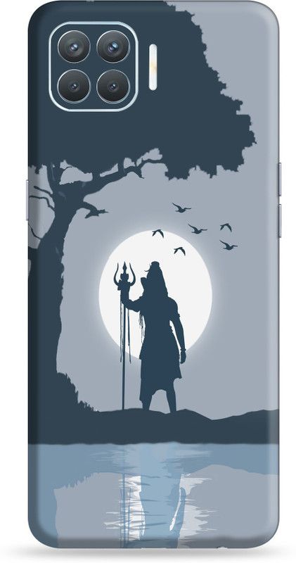 BUGGU OPPO F17 PRO, oppo f17 pro Mobile Skin  (Ultra Super Lord Shiva With High Matte Finish., Mobile Skin (Back+Side+Camera))