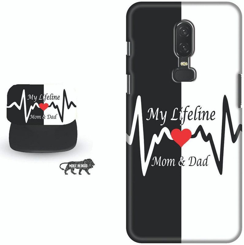 Zappy Back Cover for OnePlus 6  (Multicolor, Cases with Holder, Pack of: 1)
