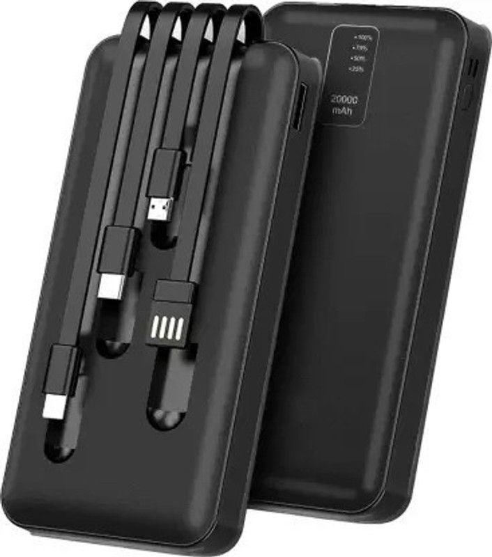 HOBINS 20000 mAh Power Bank (Fast Charging, Power Delivery 2.0, Quick Charge 2.0)  (Black, Lithium Polymer)