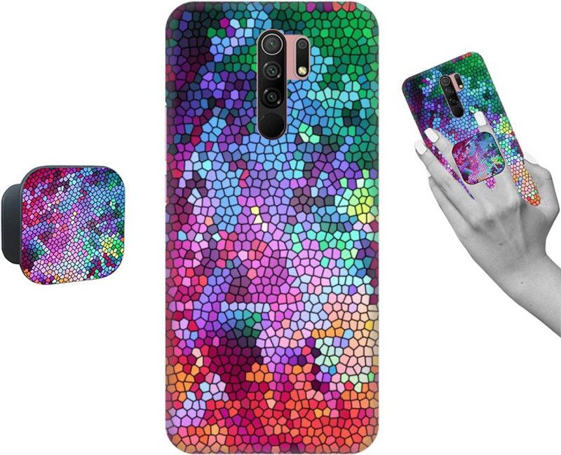 Coberta® Back Cover for Poco M2 Reloaded  (Multicolor, Cases with Holder)