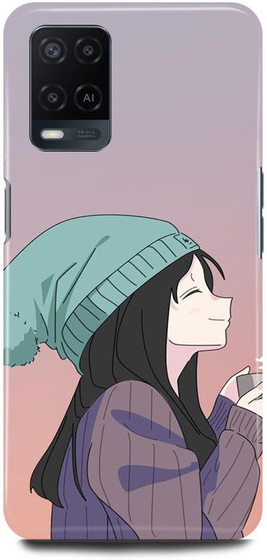FRONK Back Cover for OPPO A54, CPH2239, GIRL, CUTE, GIRL, LOVELY, GIRL, LOVE, ANIME  (Multicolor, Hard Case, Pack of: 1)