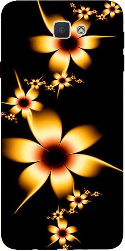 Yuphoria Back Cover for Samsung Galaxy J5 Prime  (Black, Gold, Grip Case, Silicon, Pack of: 1)