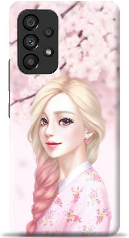 Loffar Back Cover for Samsung Galaxy A53  (Pink, Shock Proof, Pack of: 1)