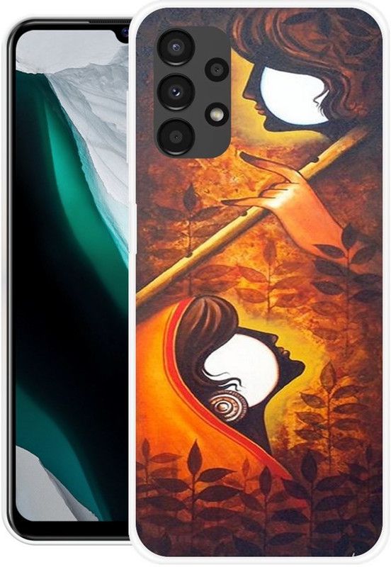 Pedimore Back Cover for Samsung Galaxy A13  (Brown, Silicon)