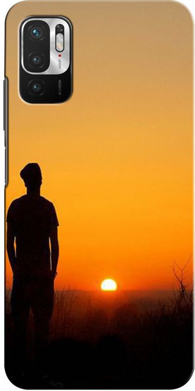 ORBIQE Back Cover for REDMI Note 10T M2103K19I ALONE BOY, NATURE, SUN, PHOTOSHOT, MORNING VIBES  (Multicolor, Hard Case, Pack of: 1)