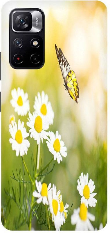 Bluvver Back Cover for POCO M4 Pro 5G, MZB0BGVIN, Printed Butterfly Back Cover  (Multicolor, Hard Case, Pack of: 1)