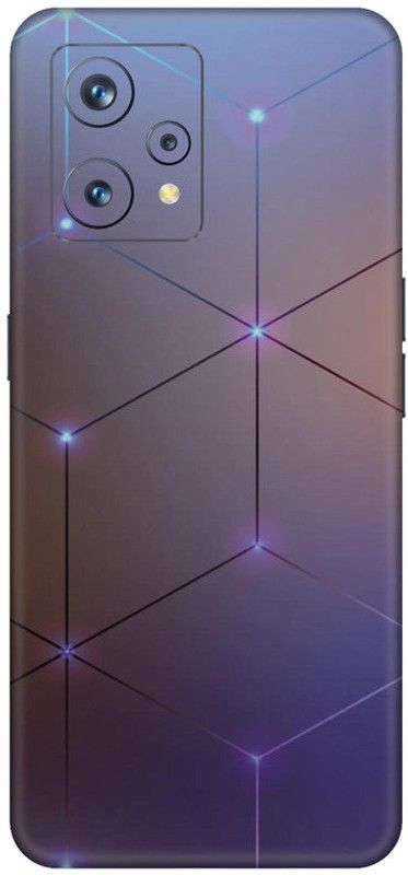 Yuckquee Compatible with Realme 9 Pro (5G) Mobile Skin Back & Camera, D-25 Mobile Skin  (Abstract)