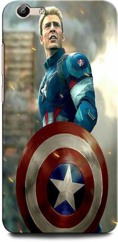GRAFIQE Back Cover for Vivo Y69 1714 CAPTAIN AMERICA, AVENGER, MARVEL, COMIC, SUPERHERO, INFINITY WAR  (Multicolor, Shock Proof, Pack of: 1)