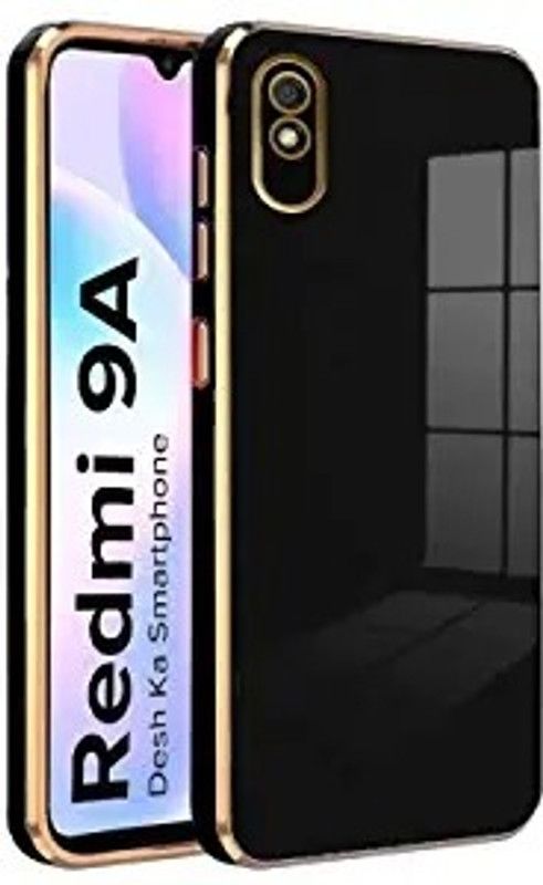 Coverley Back Cover for Redmi 9A, Redmi 9i, Redmi 9A Sport, Redmi 9i Sport  (Black, Shock Proof, Silicon)
