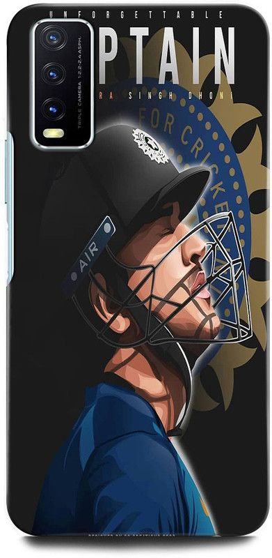 ORBIQE Back Cover for Vivo Y20i V2027 MS DHONI 7, MAHENDRA SINGH DHONI, DHONI, CRICKET, JERSEY  (Multicolor, Shock Proof)