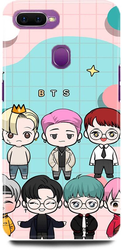 MP ARIES MOBILE COVER Back Cover for OPPO A7, CPH1901,bts,bts,army,  (Multicolor, Hard Case, Pack of: 1)