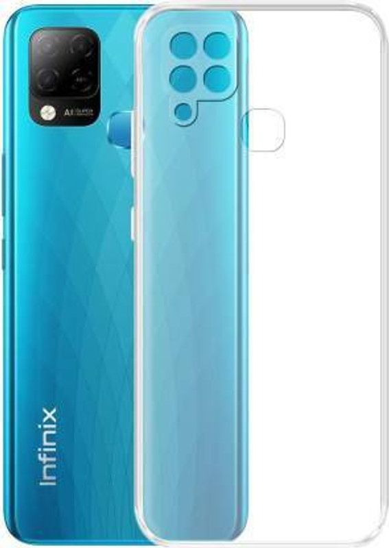 Global enterprises Back Cover for Back Cover for Infinix Hot 10s  (Transparent, Flexible, Silicon)
