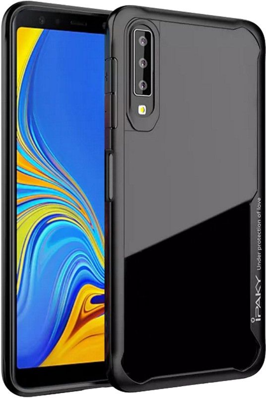 CELLCAMPUS Bumper Case for Samsung Galaxy A30s, Galaxy A30s, Samsung A30s  (Transparent, Black, Grip Case, Pack of: 1)