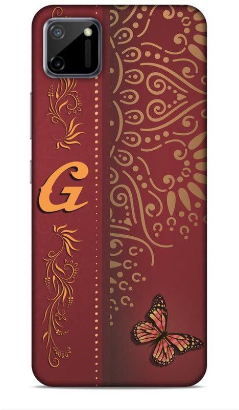 Keviv Back Cover for Realme C11  (Red, Orange, 3D Case, Pack of: 1)
