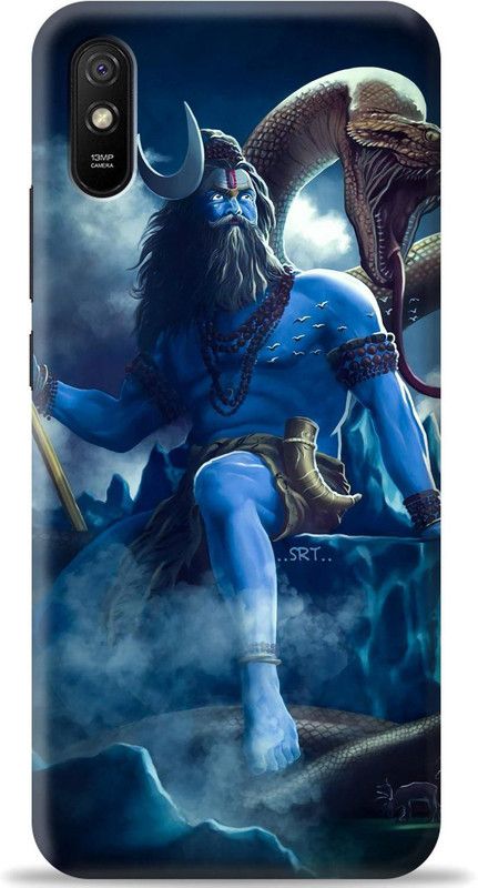 Loffar Back Cover for Mi Redmi 9i  (Blue, Shock Proof, Pack of: 1)