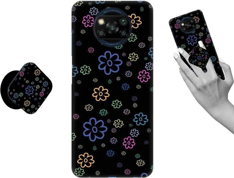 iCopertina Back Cover for Poco X3 Pro  (Multicolor, Cases with Holder, Pack of: 1)