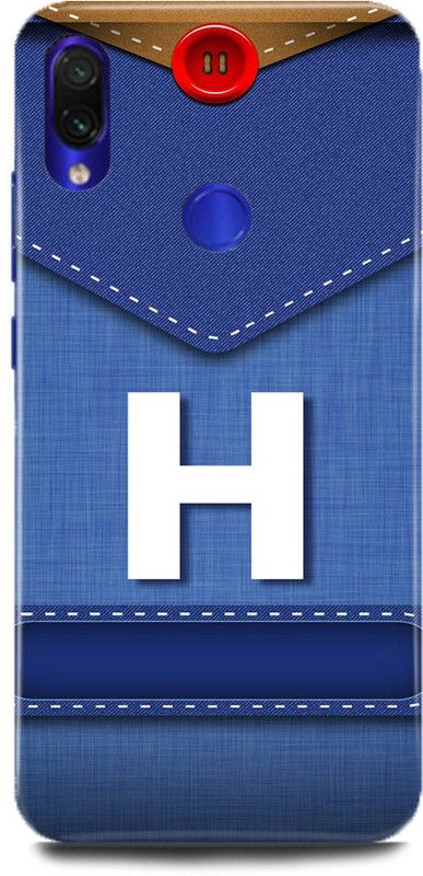 MP ARIES MOBILE COVER Back Cover for Redmi Note 7S, H,NAME,BACK,COVER,NAME,WITH,H,H,NAME,H,LETTER,H,H,Letter,H,Alphabet,  (Multicolor, Hard Case, Pack of: 1)
