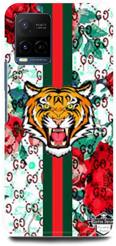 play fast Back Cover for Vivo Y33T, V2146 GUCCI, LOGO, SIGN, DESIGN, ART  (Red, Hard Case, Pack of: 1)