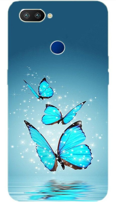 METOO Back Cover for Oppo F9, Butterfly Design Printed Back Cover Print : 81  (Multicolor, Dual Protection, Silicon, Pack of: 1)