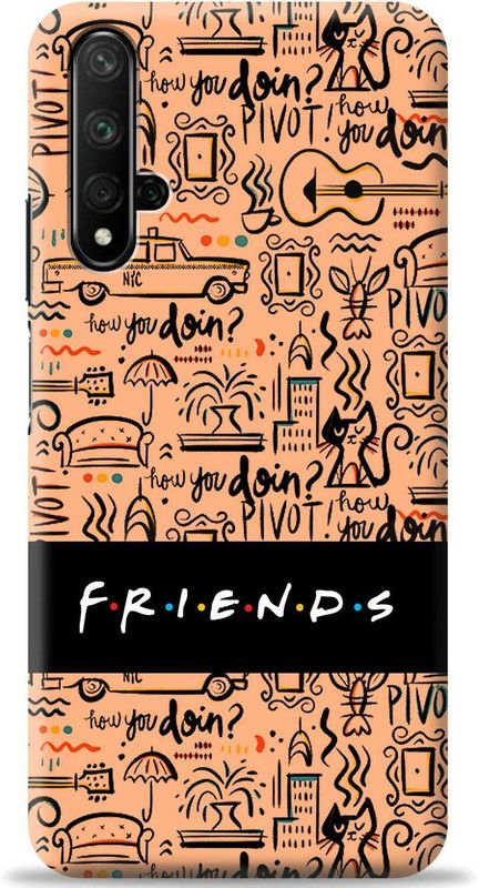 Cover King Back Cover for Honor 20  (Pink, Shock Proof, Pack of: 1)