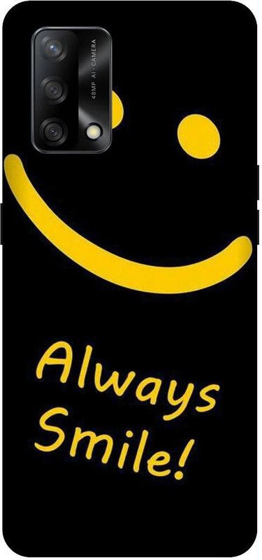 SAVETREE Back Cover for Oppo F19, CPH2219, Oppo F19s, CPH2223, Always Smile  (Multicolor, 3D Case, Pack of: 1)