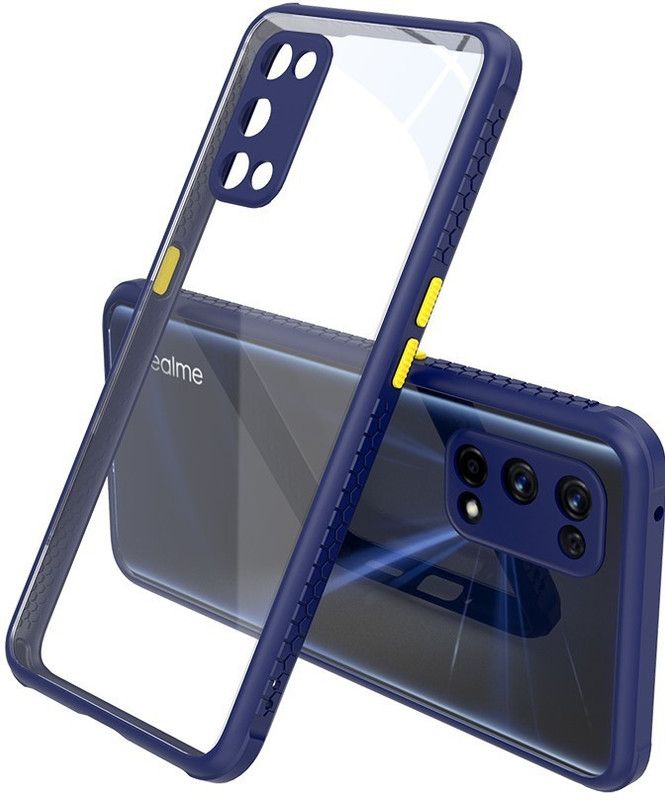 MobiLooks Back Cover for Realme X7 Pro  (Blue)