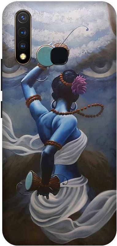 SSMORYA Back Cover for Vivo Y19 Shiva Mahadev Printed Back Cover  (Multicolor, Waterproof, Pack of: 1)