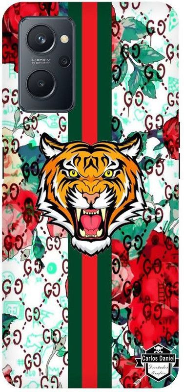 Vinsmoke Back Cover for Realme 9i Tiger, Lion, Animal, Roses399  (Multicolor, Shock Proof)