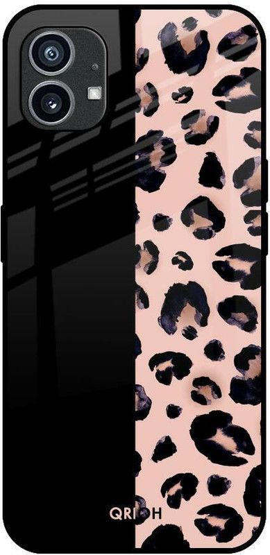 QRIOH Glass Back Cover for Nothing Phone (1)  (Multicolor, Grip Case, Pack of: 1)