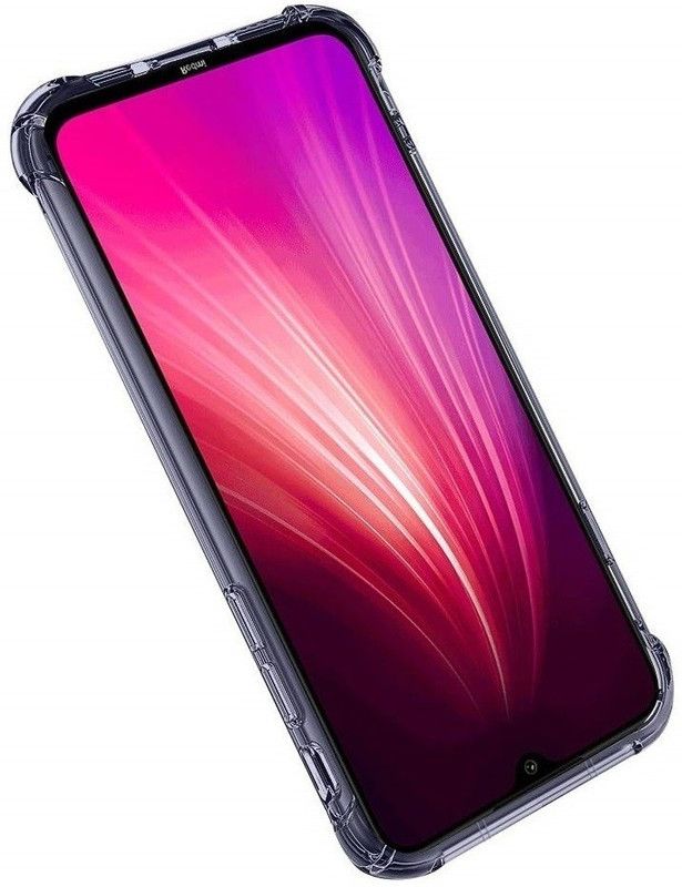 Phone Back Cover Bumper Case for Realme 5s, Oppo Realme 5s  (Transparent, White, Grip Case)