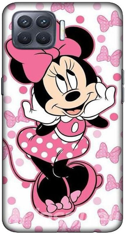 CROKIAN Back Cover for Oppo F17 Minnie mouse Back Cover  (Multicolor, Hard Case, Pack of: 1)