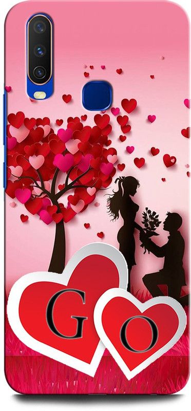 GRAFIQE Back Cover for VIVO Y11 GO, G LOVE O, O LOVE G, G LETTER, O LETTER, GO NAME  (Multicolor, Shock Proof, Pack of: 1)
