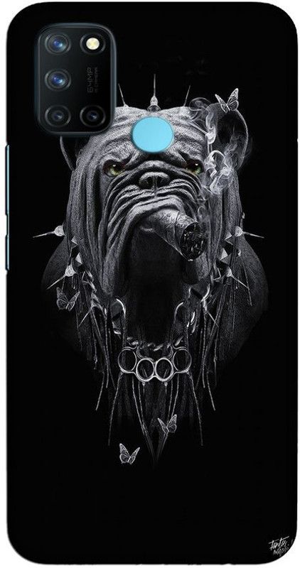 CROKIAN Back Cover for Realme 7i Dog Design Back Cover  (Multicolor, Hard Case, Pack of: 1)