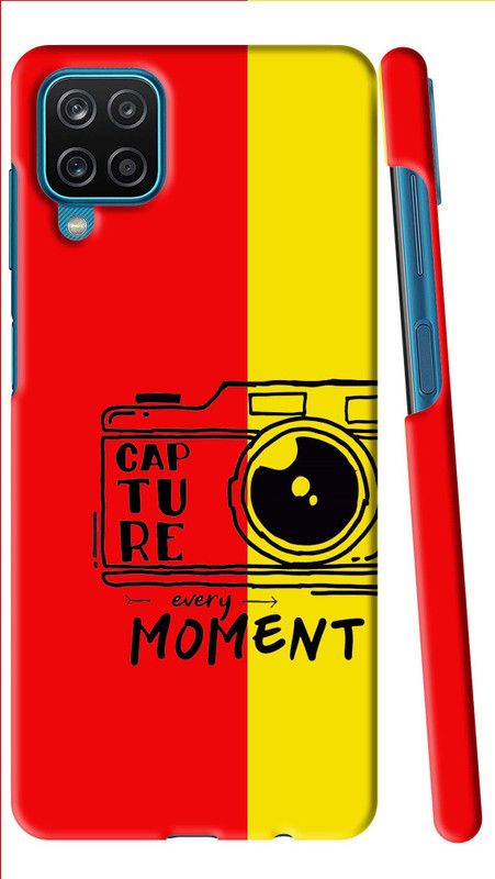 MY COOL CELL Back Cover for Samsung Galaxy M12  (Red, Yellow)
