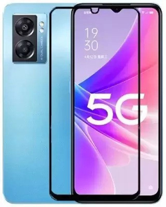 VISHZONE Edge To Edge Tempered Glass for OPPO K10 5G  (Pack of 1)