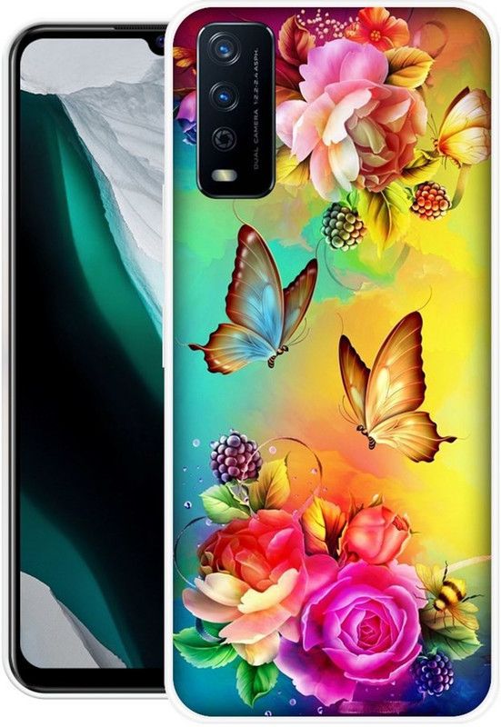 FITCART Back Cover for Vivo Y30G  (Multicolor, Grip Case, Silicon, Pack of: 1)