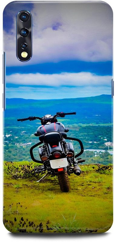 JUGGA Back Cover for vivo Z1x, 1917, ROYAL, ENFIELD, BULLET, CLASSIC, BIKE, LOVER, RACER  (Blue, Hard Case, Pack of: 1)
