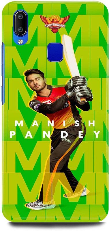 JUGGA Back Cover for Vivo Y91, 1811, MANISH, PANDEY, INDIAN, PLAYER, SUNRISES  (Green, Hard Case, Pack of: 1)