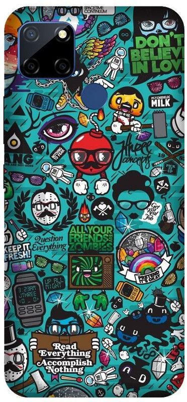 Vinsmoke Back Cover for Realme C12 Cartoon, Cute, Anime, Cool  (Multicolor, Shock Proof)