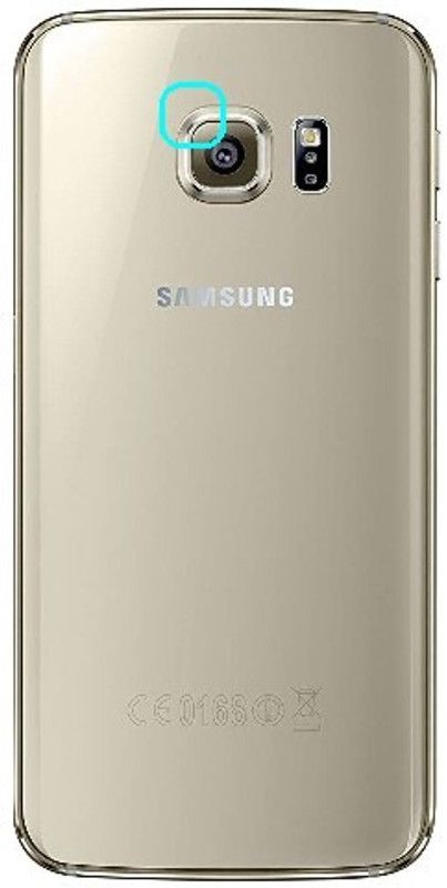 BDMK Back Camera Lens Glass Protector for Samsung Galaxy S6 Edge  (Pack of: 1)