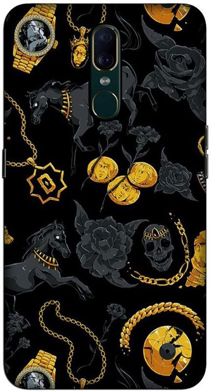 CROKIAN Back Cover for Oppo F11 Rich man Design Back Cover  (Multicolor, Hard Case, Pack of: 1)